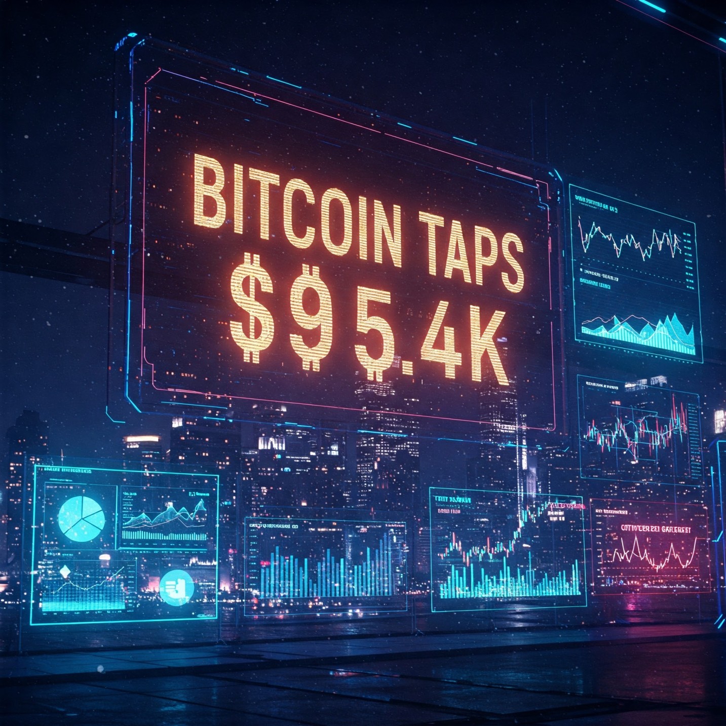 Bitcoin price spike to $95.4K before dropping to $94K on April 30, 2025